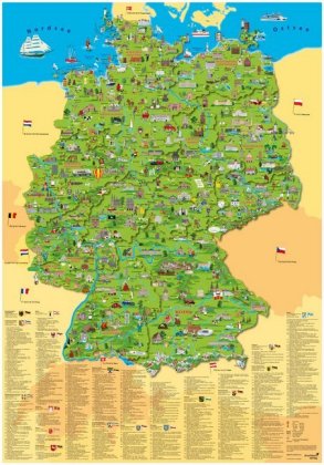 Kinder Deutschlandkarte