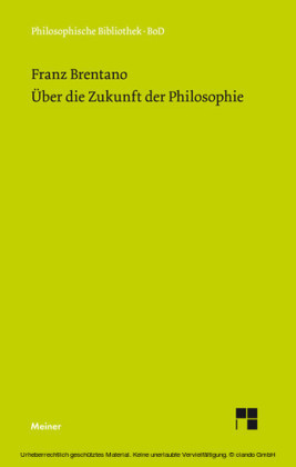 Über die Zukunft der Philosophie