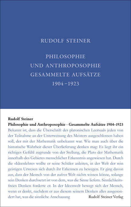 Philosophie und Anthroposophie main product photo