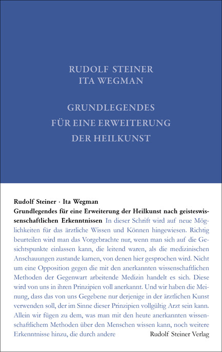 Grundlegendes für eine Erweiterung der Heilkunst nach geisteswissenschaftlichen Erkenntnissen main product photo