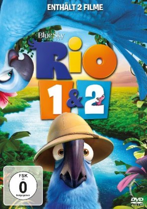 Rio / Rio 2 - Dschungelfieber, 2 DVDs