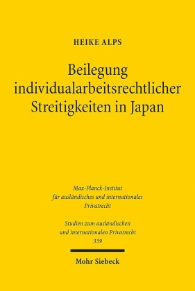 Individualarbeitsrechtliche Streitigkeiten in Japan