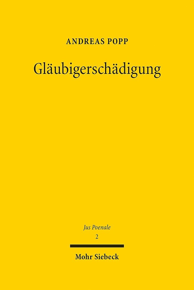 Gläubigerschädigung main product photo