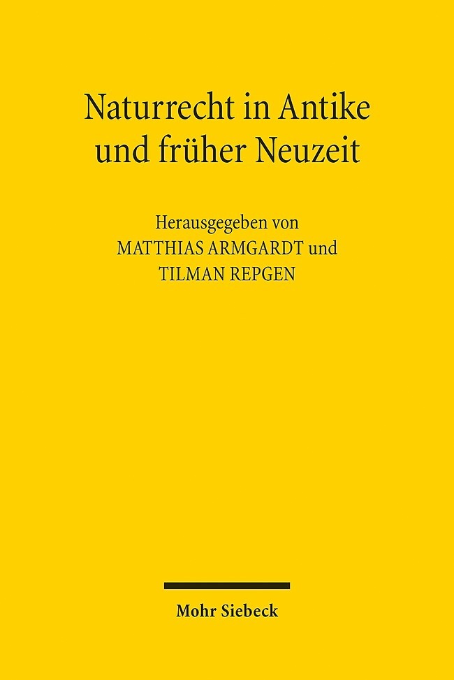 Naturrecht in Antike und früher Neuzeit main product photo