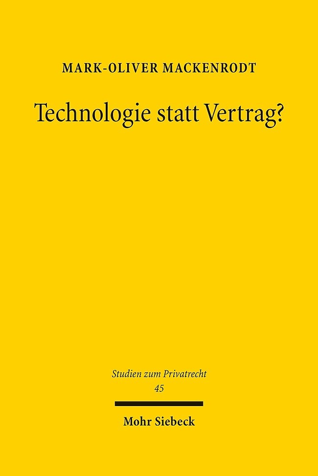 Technologie statt Vertrag? main product photo