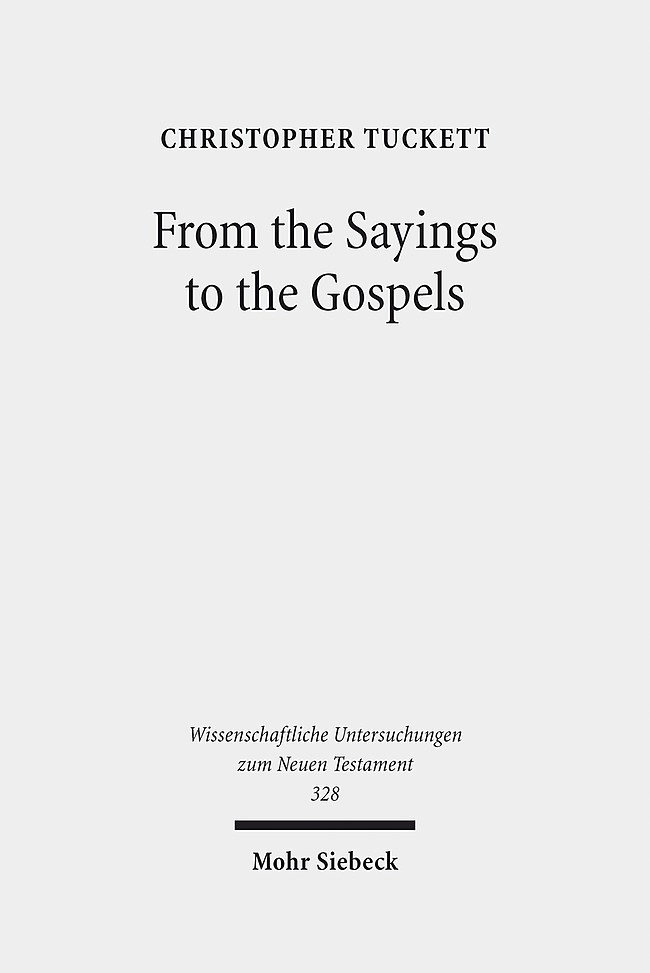 From the Sayings to the Gospels main product photo