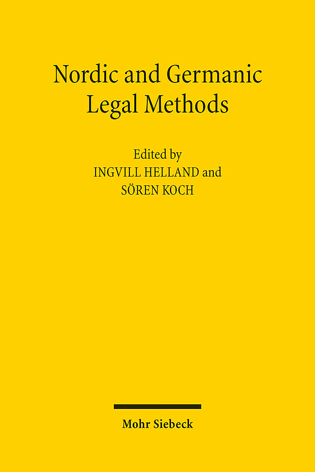 Nordic and Germanic Legal Methods main product photo