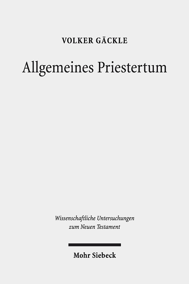 Allgemeines Priestertum main product photo