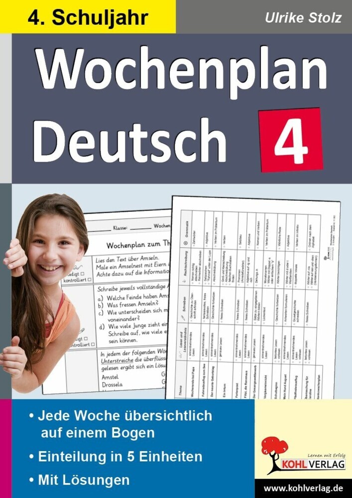Wochenplan Deutsch / Klasse 4 main product photo