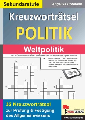 Kreuzworträtsel Politik / Weltpolitik