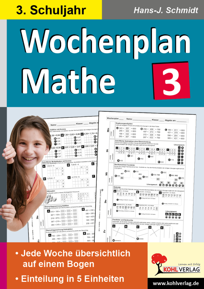 Wochenplan Mathe / Klasse 3 main product photo