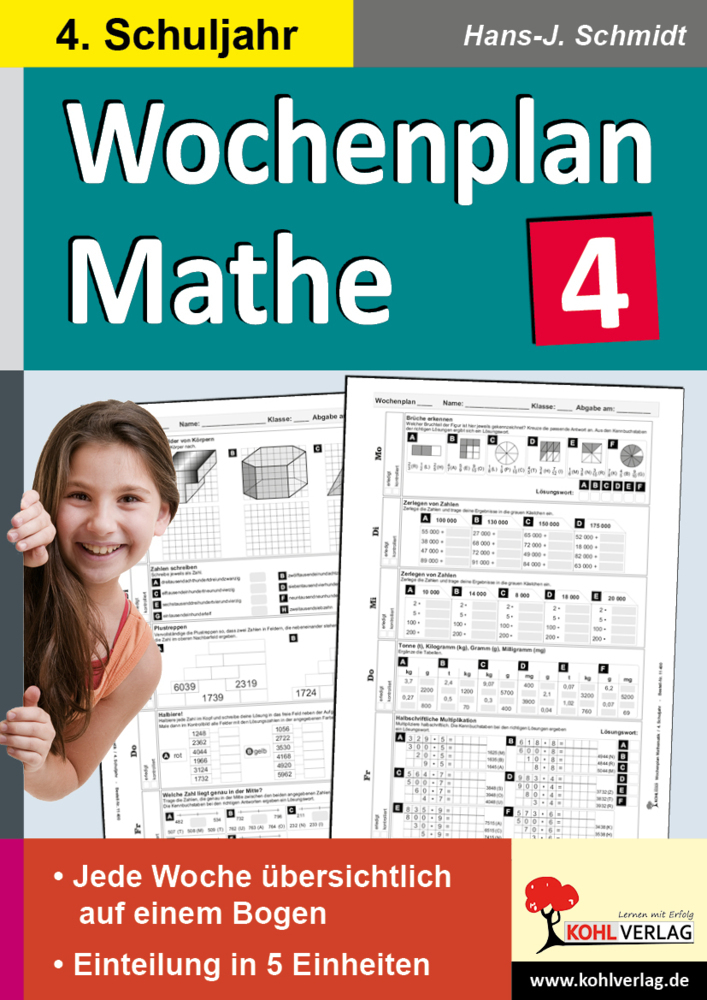 Wochenplan Mathe / Klasse 4 main product photo