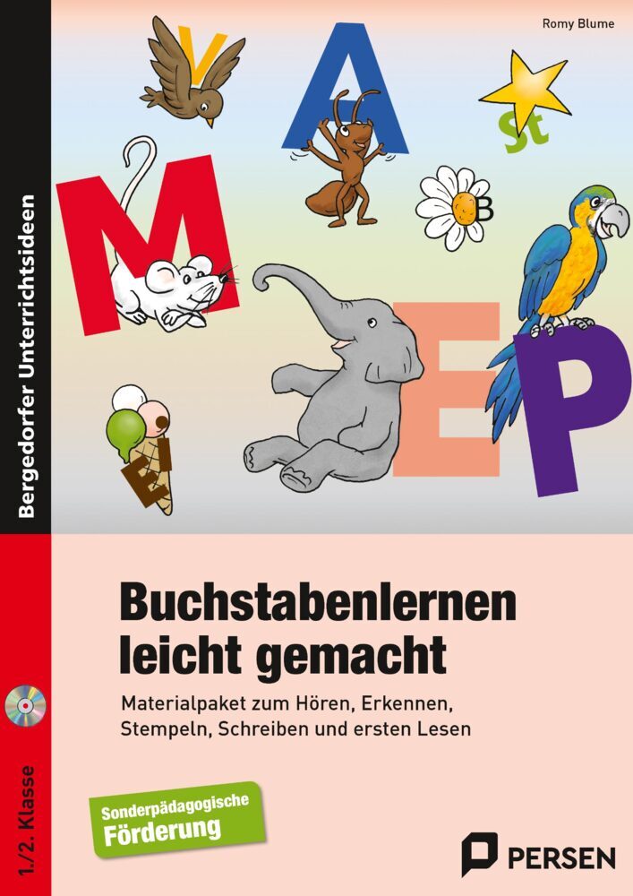 Buchstabenlernen leicht gemacht, m. 1 CD-ROM main product photo