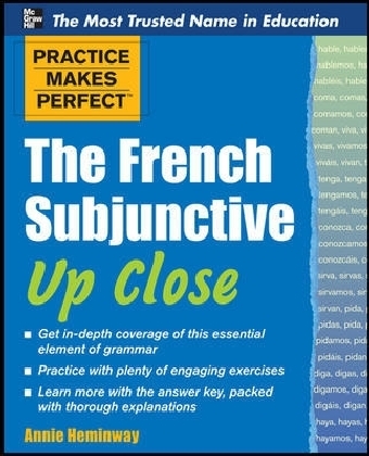 Practice Makes Perfect The French Subjunctive Up Close main product photo