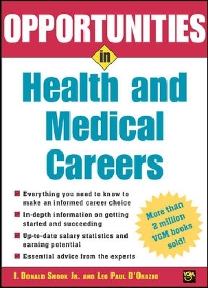 Opportunities in Health and Medical Careers main product photo