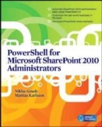 PowerShell for Microsoft SharePoint 2010 Administrators