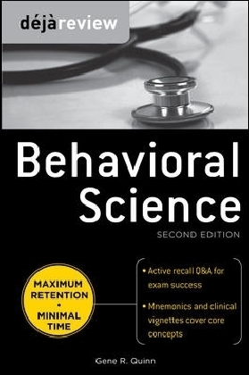 Deja Review Behavioral Science, Second Edition
