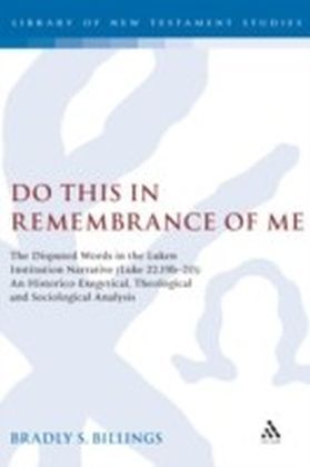 Do This in Remembrance of Me main product photo