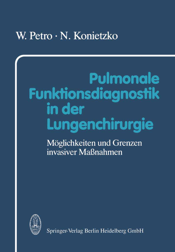 Pulmonale Funktionsdiagnostik in der Lungenchirurgie main product photo