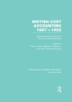 British cost accounting 1887-1952 : contemporary essays from the accounting literature. main product photo