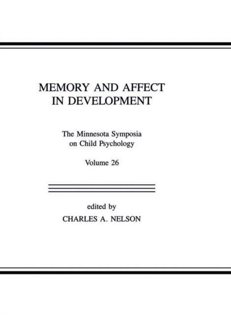 Memory and Affect in Development main product photo