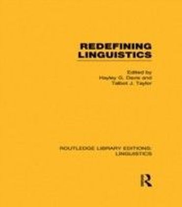 Redefining Linguistics (RLE Linguistics A: General Linguistics) main product photo