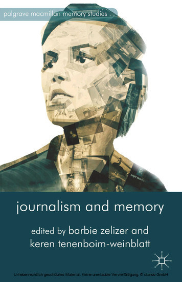 Journalism and Memory main product photo