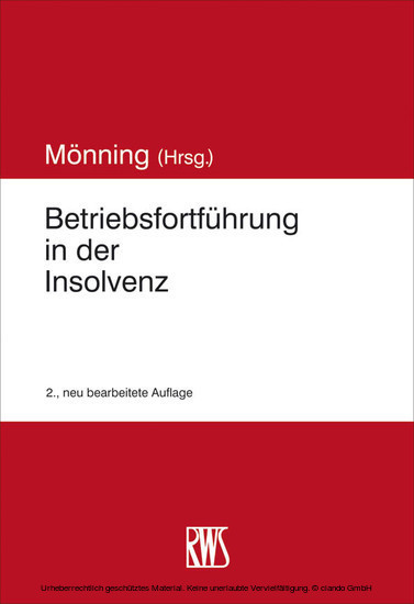Betriebsfortführung in der Insolvenz main product photo