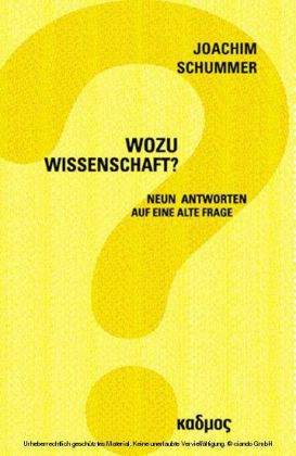Wozu Wissenschaft?