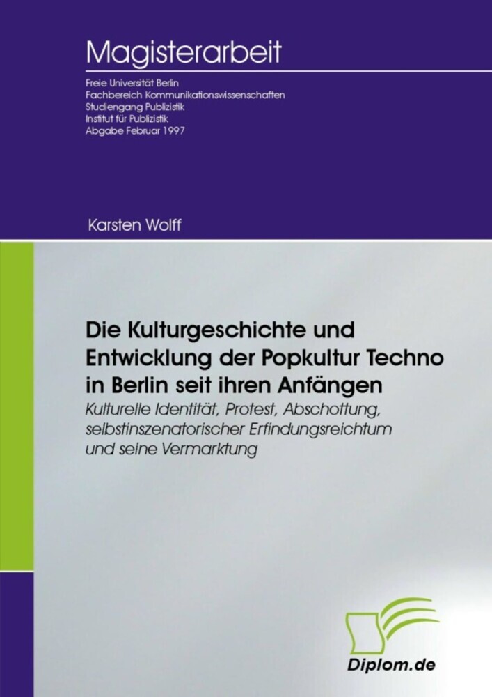 Die Kulturgeschichte und Entwicklung der Popkultur Techno in Berlin seit ihren Anfängen main product photo