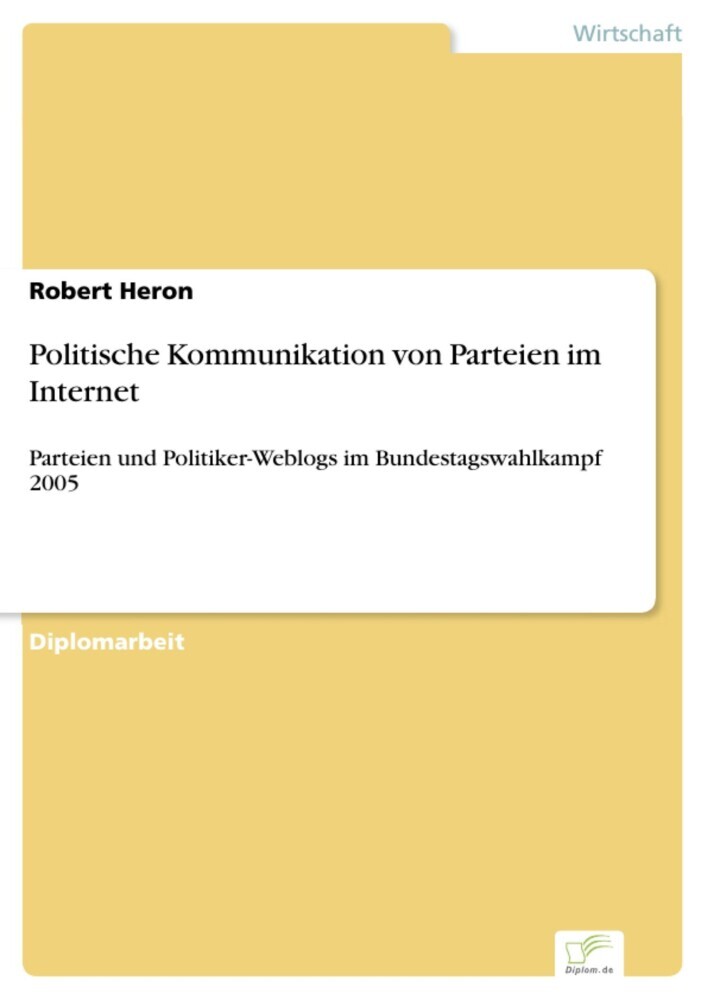 Politische Kommunikation von Parteien im Internet main product photo