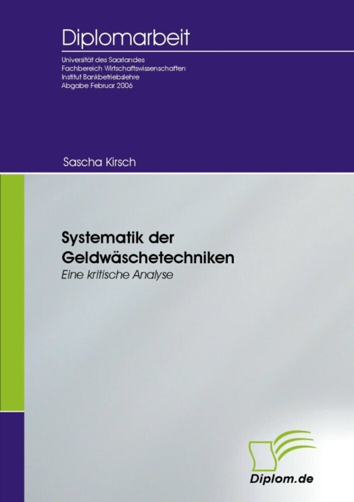 Systematik der Geldwäschetechniken main product photo