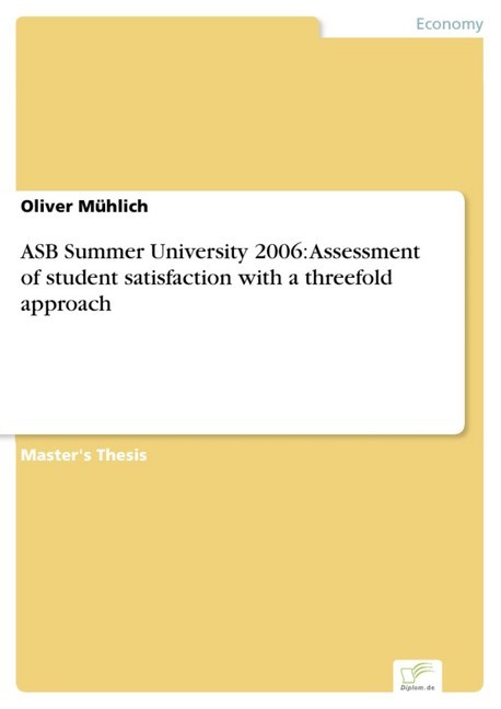 ASB Summer University 2006: Assessment of student satisfaction with a threefold approach main product photo
