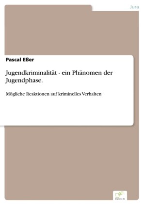 Jugendkriminalität - ein Phänomen der Jugendphase.