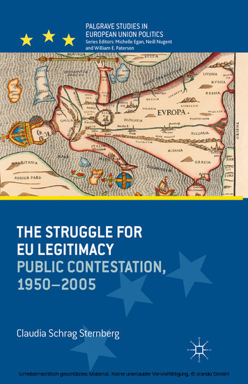 The Struggle for EU Legitimacy main product photo