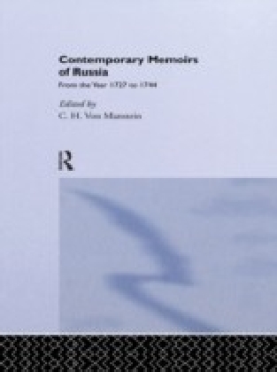 Contemporary Memoirs of Russia from 1727-1744 main product photo