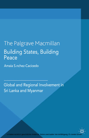 Building States, Building Peace main product photo