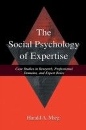 Social Psychology of Expertise main product photo