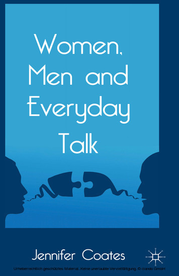 Women, Men and Everyday Talk main product photo