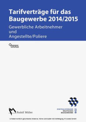Tarifverträge für das Baugewerbe 2014/2015