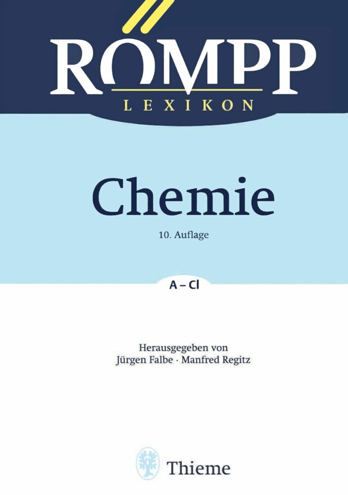 RÖMPP Lexikon Chemie, 10. Auflage, 1996-1999 main product photo