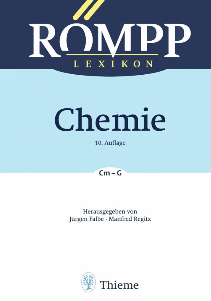 RÖMPP Lexikon Chemie, 10. Auflage, 1996-1999 main product photo