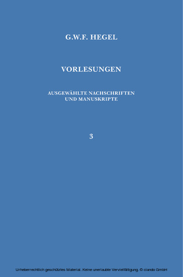 Vorlesungen über die Philosophie der Religion. Teil 1 main product photo