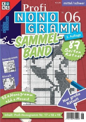 Profi-Nonogramm 3er-Band Nr. 6. Nr.6