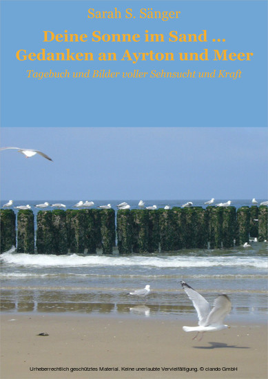 Deine Sonne im Sand ... Gedanken an Ayrton und Meer main product photo
