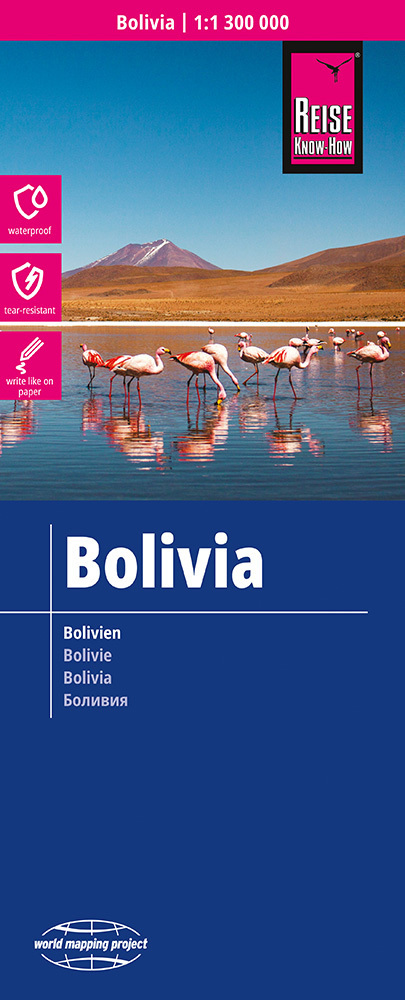 Reise Know-How Landkarte Bolivien / Bolivia (1:1.300.000) main product photo