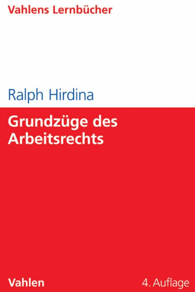 Grundzüge des Arbeitsrechts main product photo