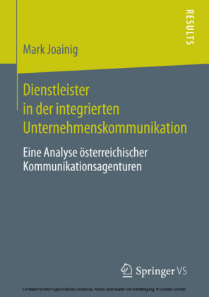 Dienstleister in der integrierten Unternehmenskommunikation