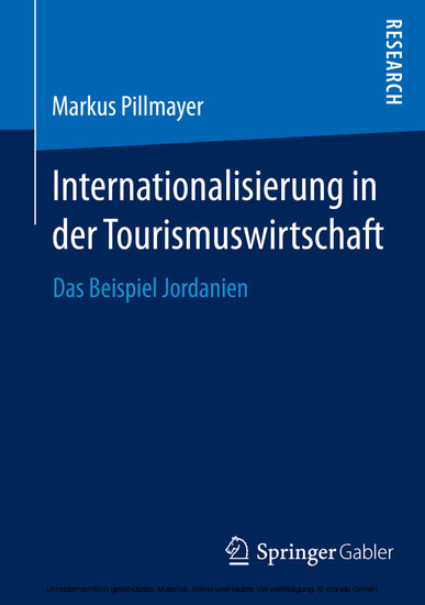 Internationalisierung in der Tourismuswirtschaft main product photo