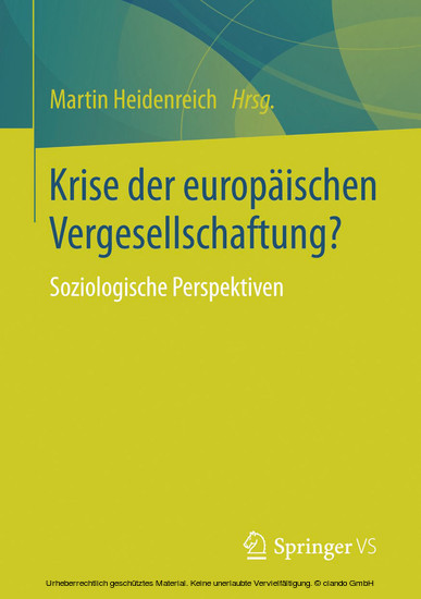 Krise der europäischen Vergesellschaftung? main product photo